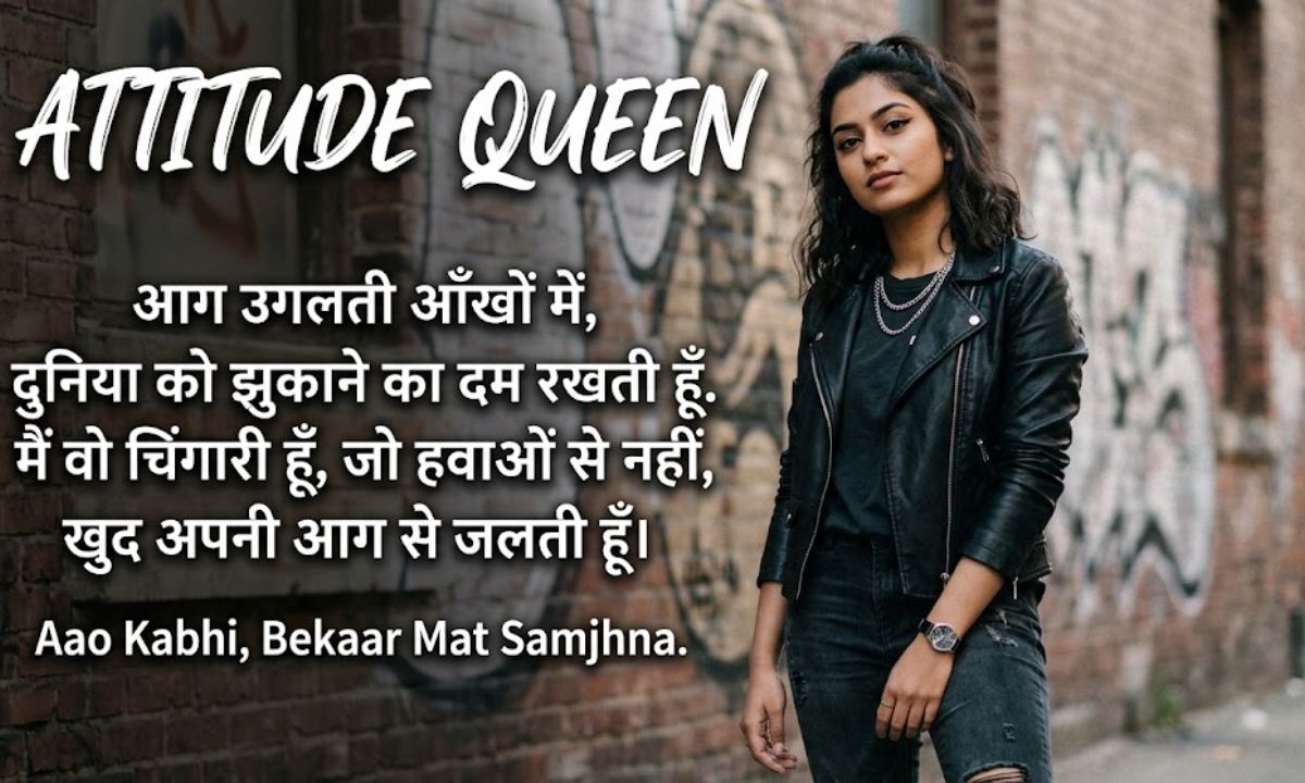 Attitude Shayari For Girls In Hindi 
