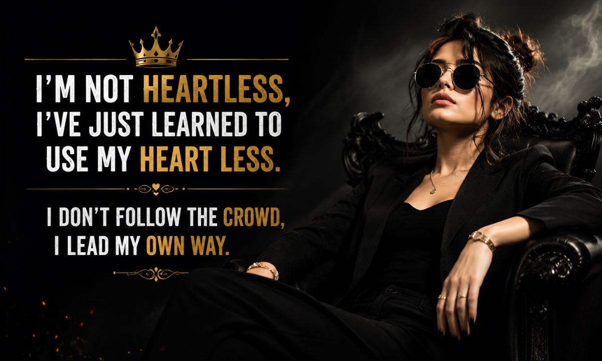 Attitude shayari for girls in Hindi