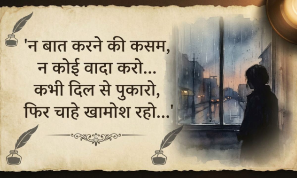 Baat Nahi Karne Ki Shayari iN Hindi 