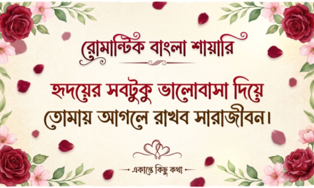 Bangla Romantic Shayari 🌹