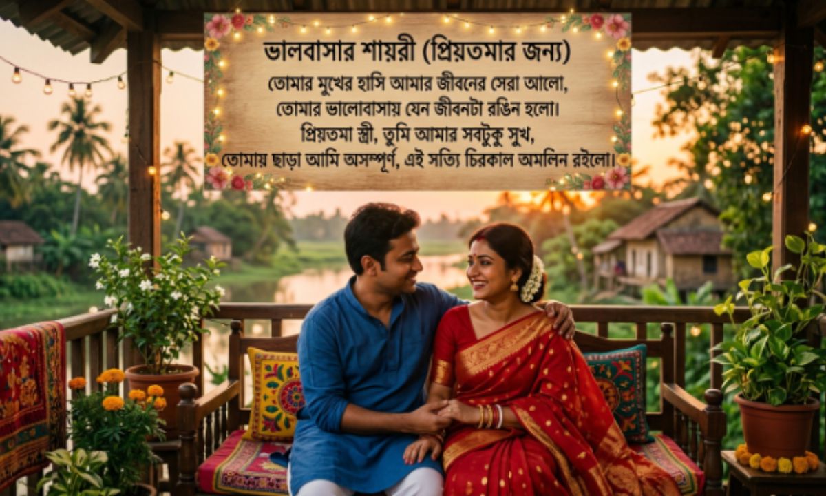 Bengali Love Shayari for Wife