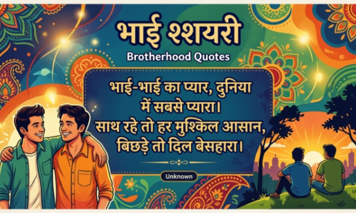Bhai Shayari in Hindi