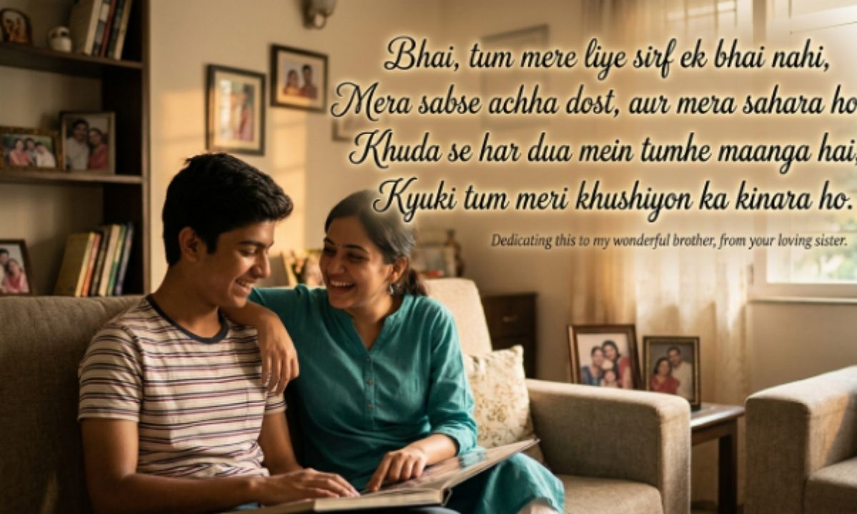 Bhai ke liye dil se shayari for girl