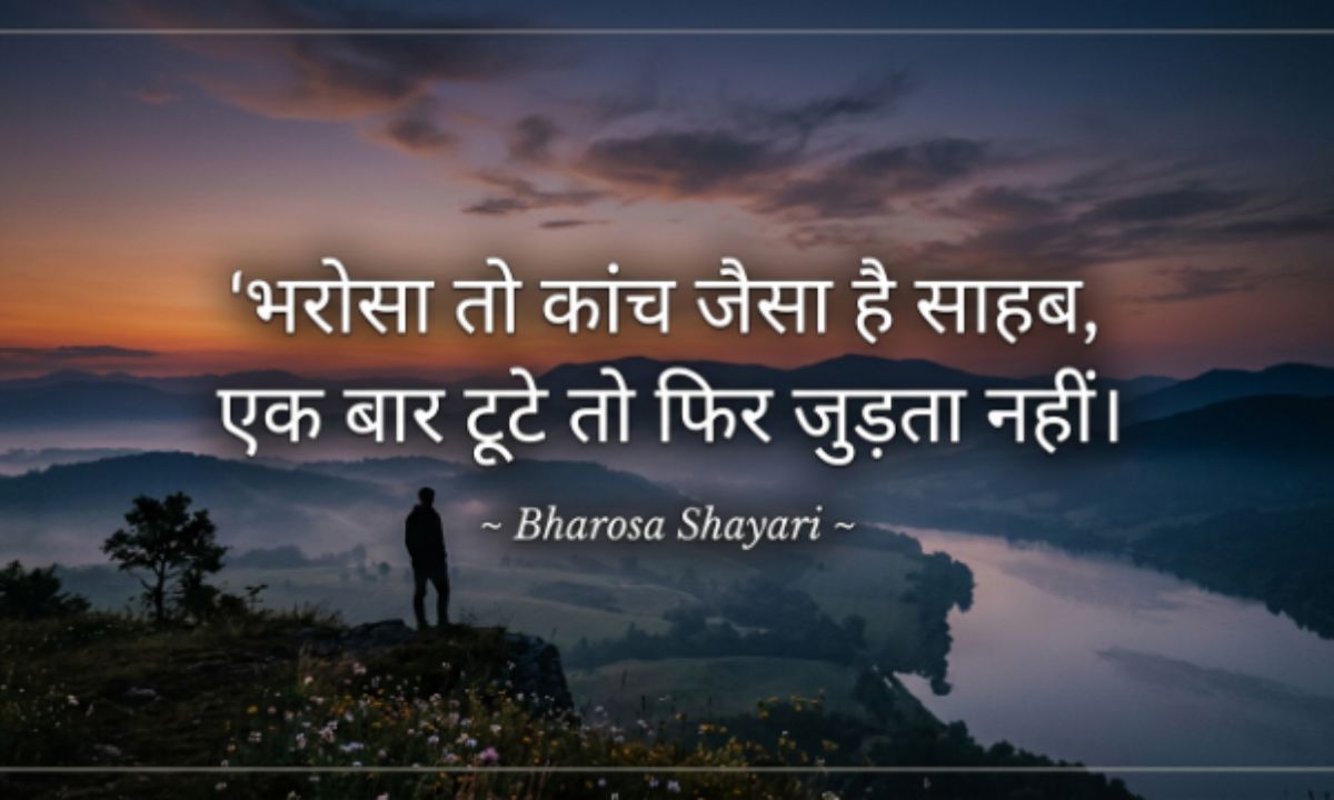 Bharosa Todne Wali Shayari In Hindi 