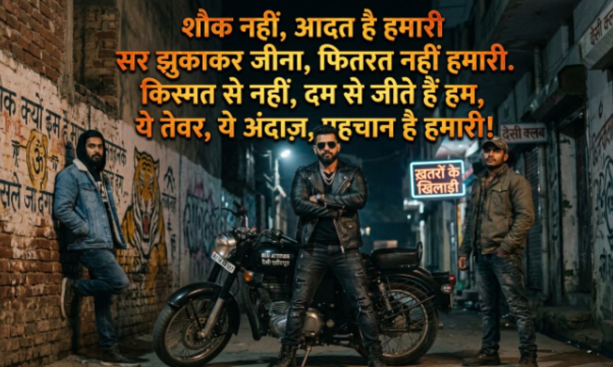Boys Attitude Status Shayari
