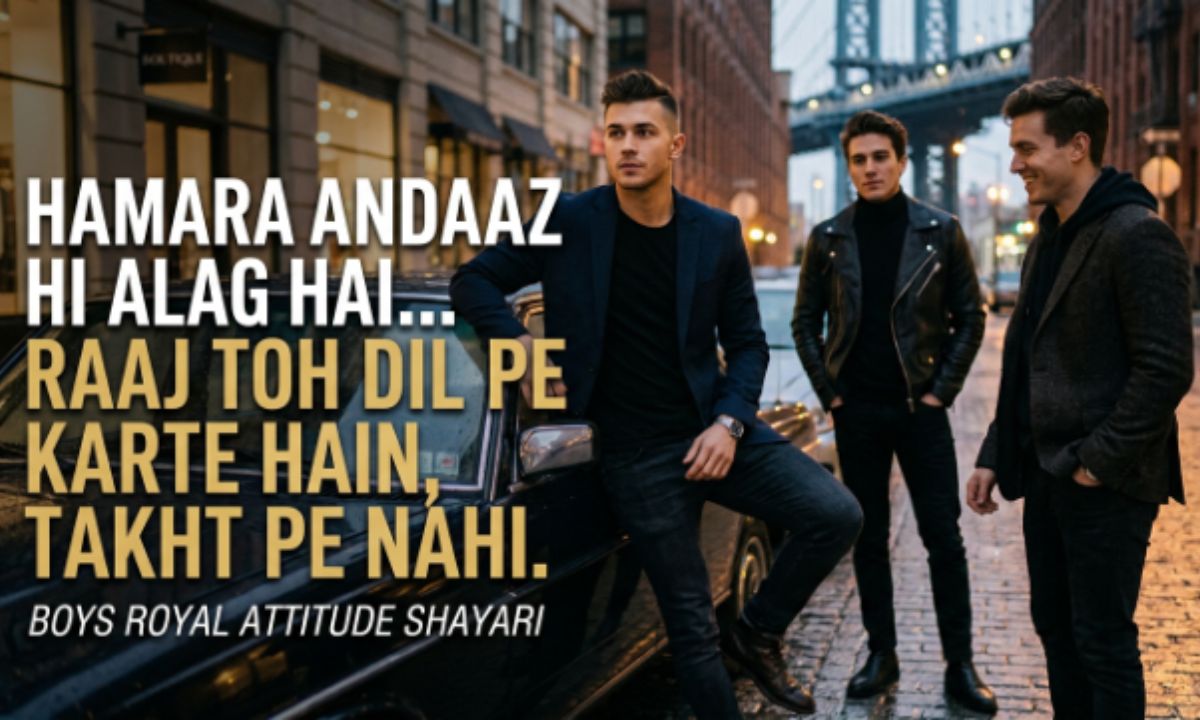Boys Attitude Status Shayari 