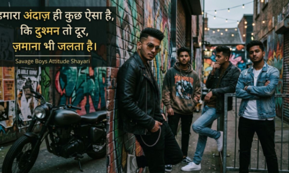 Boys Attitude Status Shayari 