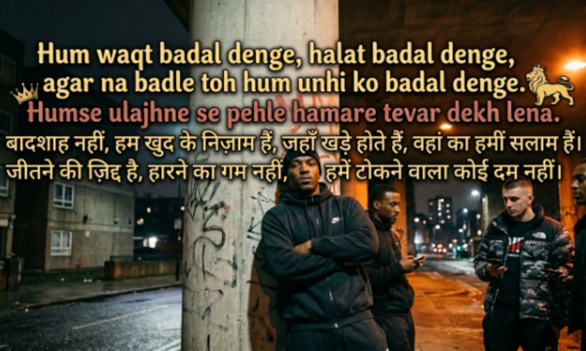 Boys Attitude Status Shayari