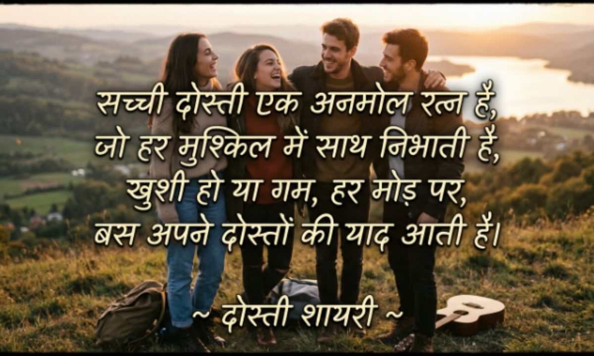 Dosti par Shayari in Hindi
