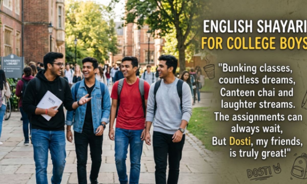 English Shayari for College Boys