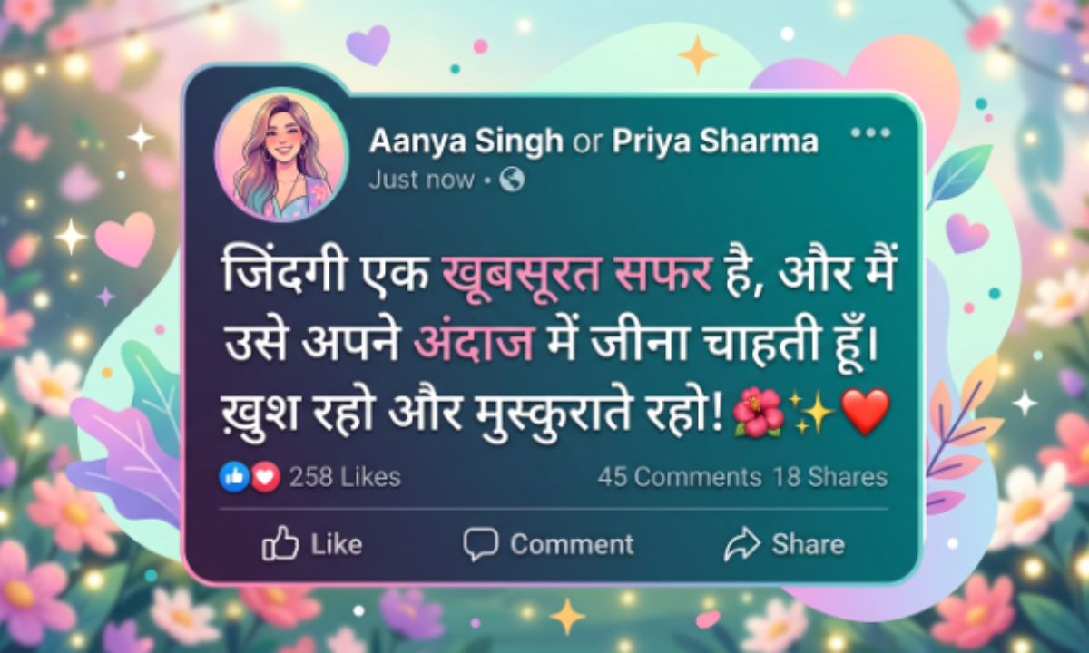 Facebook Status in Hindi 