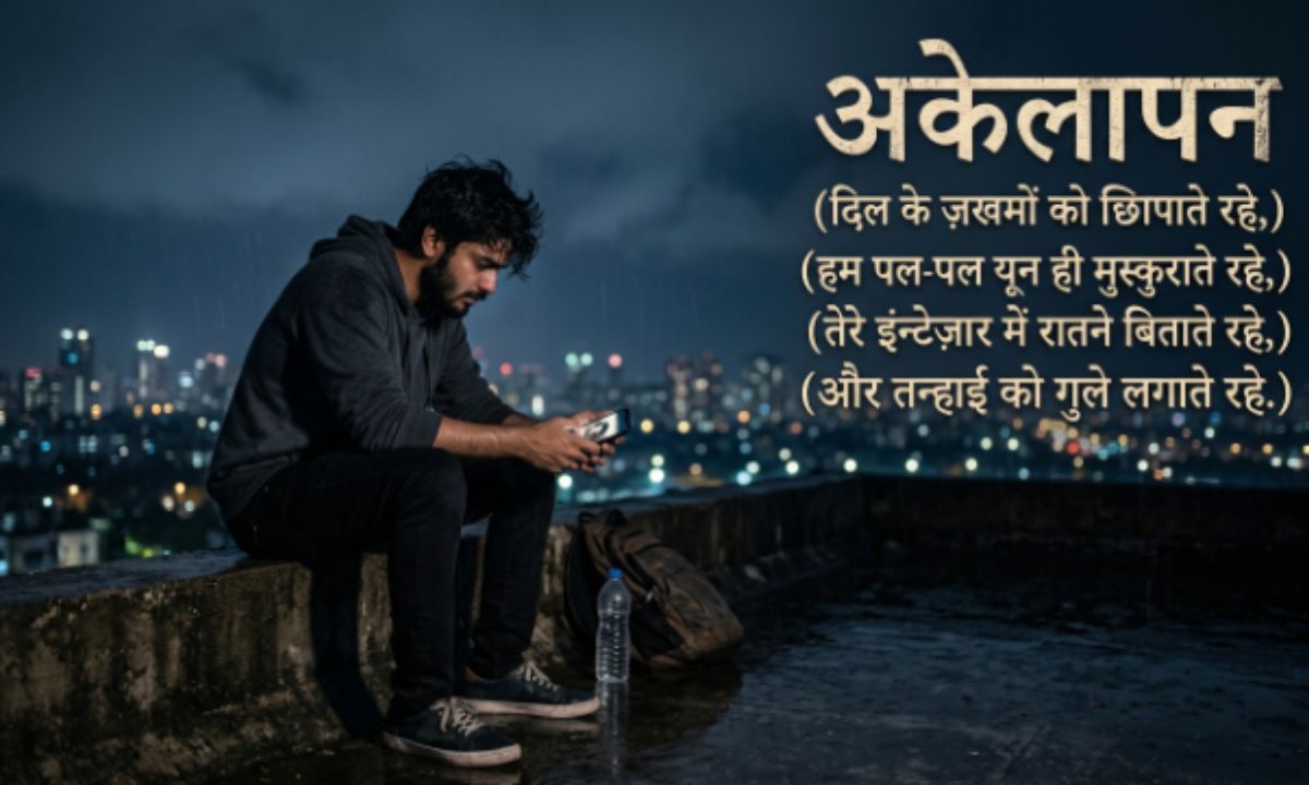 Heartbroken Alone shayri