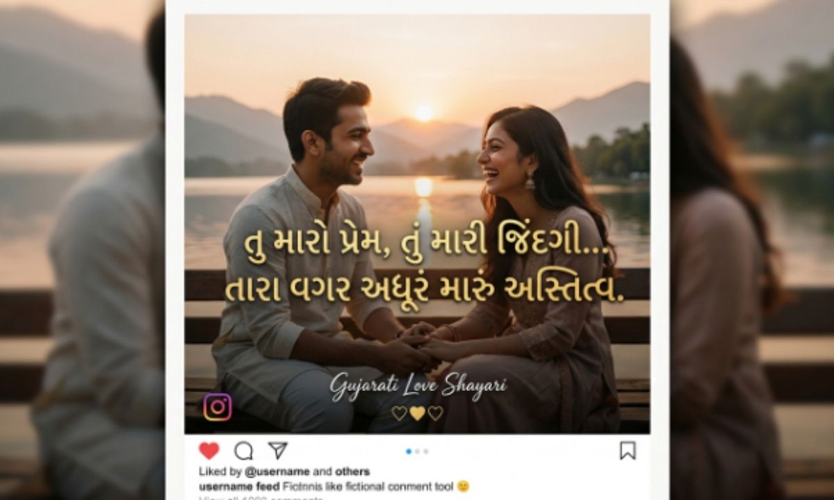 Instagram Gujarati Love Shayari