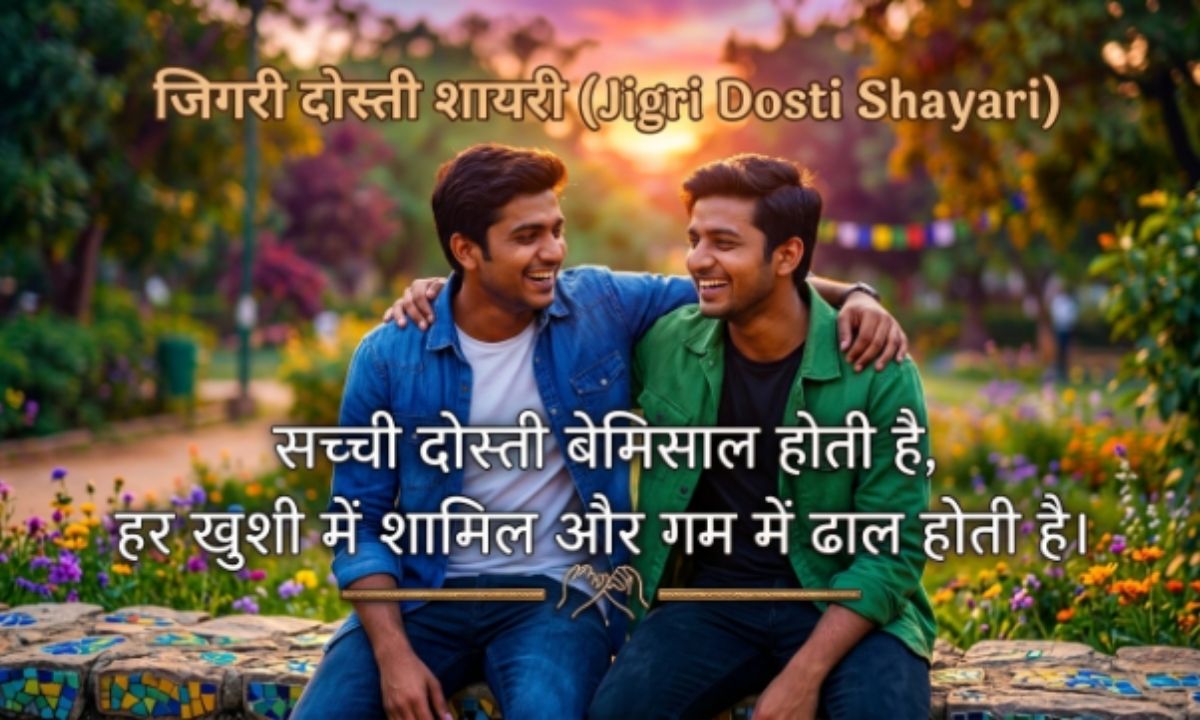 Jigri Dosti Shayari in Hindi 2 Line
