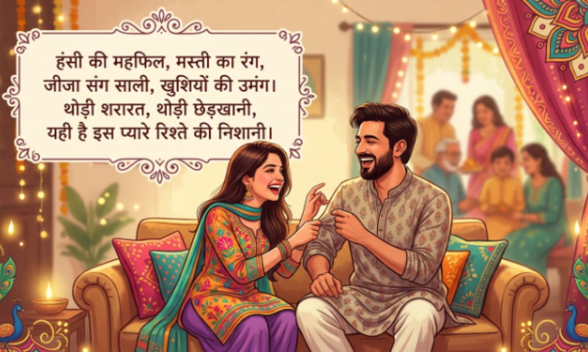 Jija Sali Shayari in Hindi