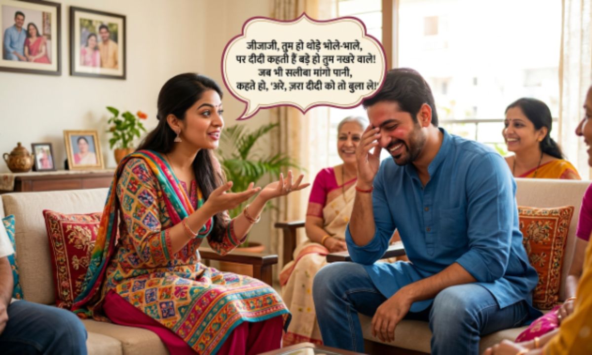 Jija Sali Shayari in Hindi 
