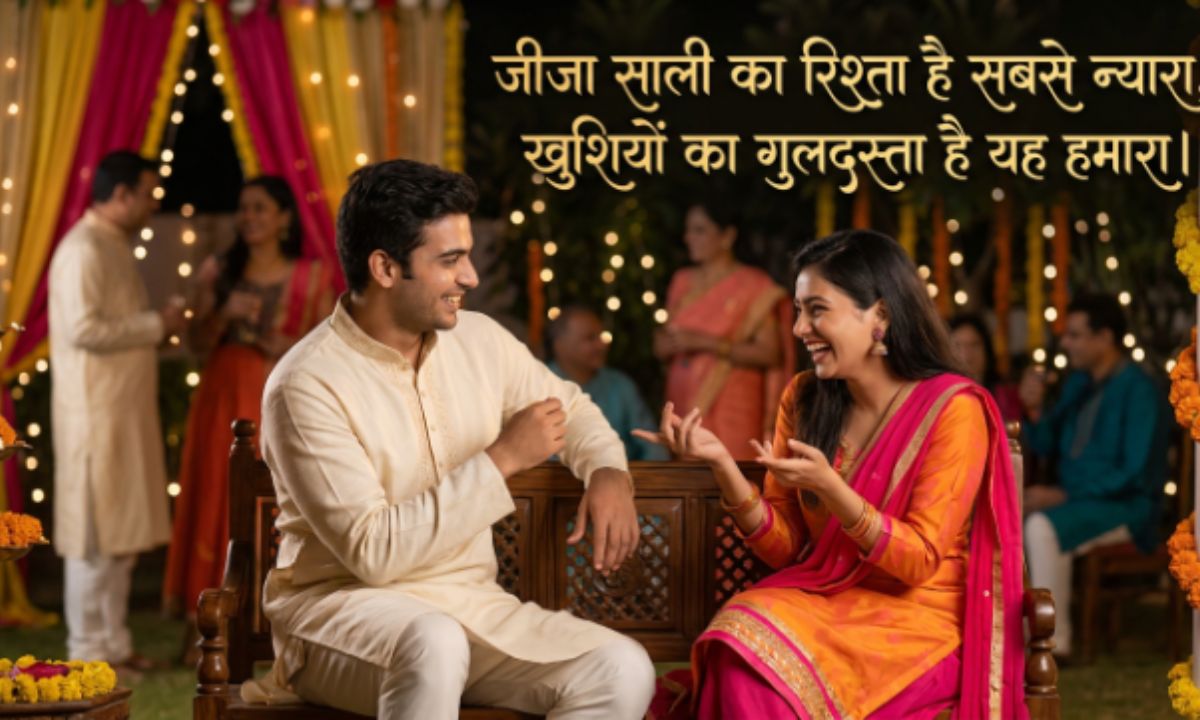 Jija Sali Shayari in Hindi