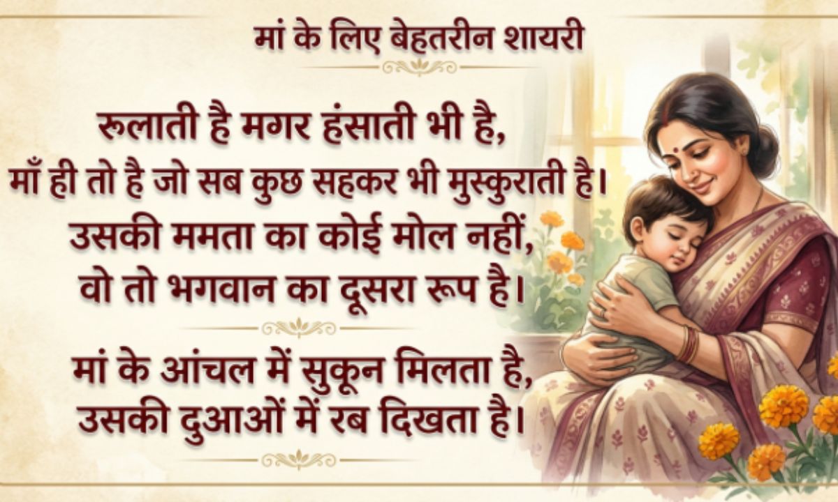 Maa Shayari in Hindi 