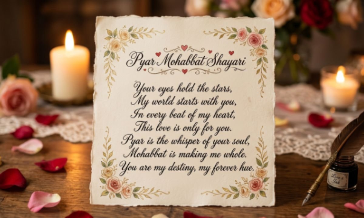 Pyar Muhabbat Shayari in English