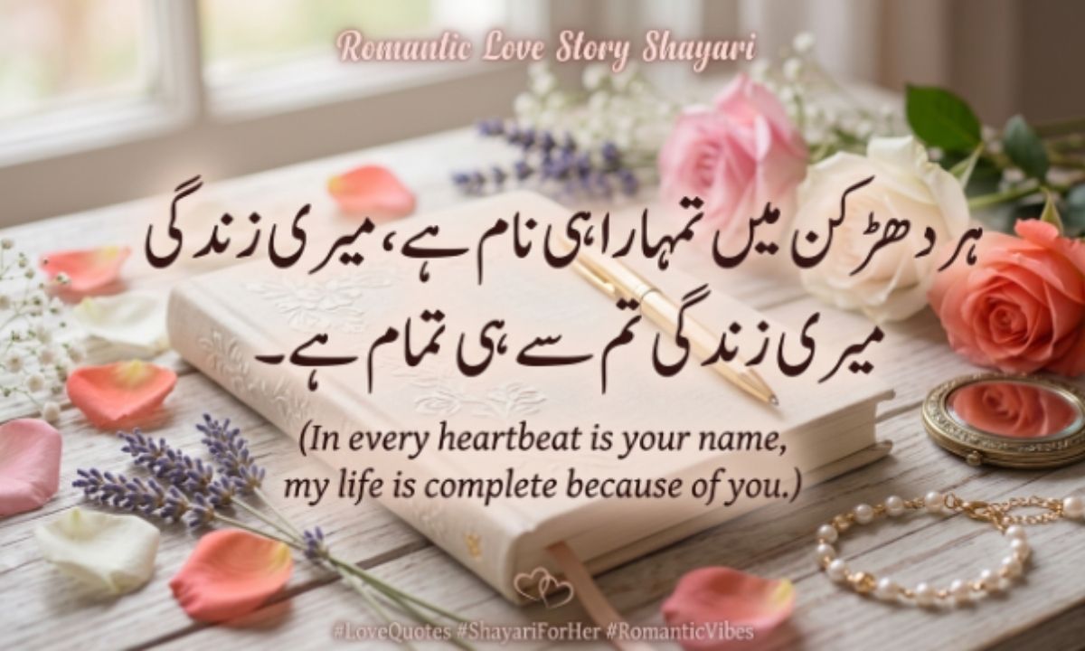 Romantic Love Story Shayari for Girls