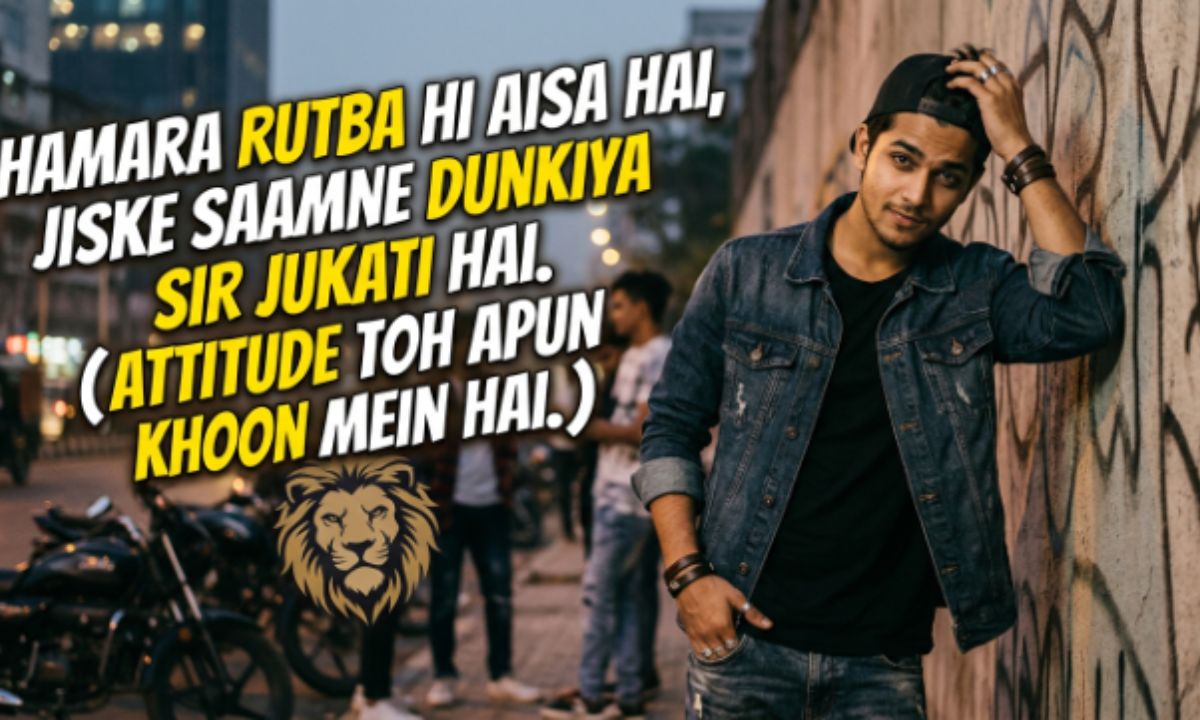 Royal Boys Attitude Shayari 