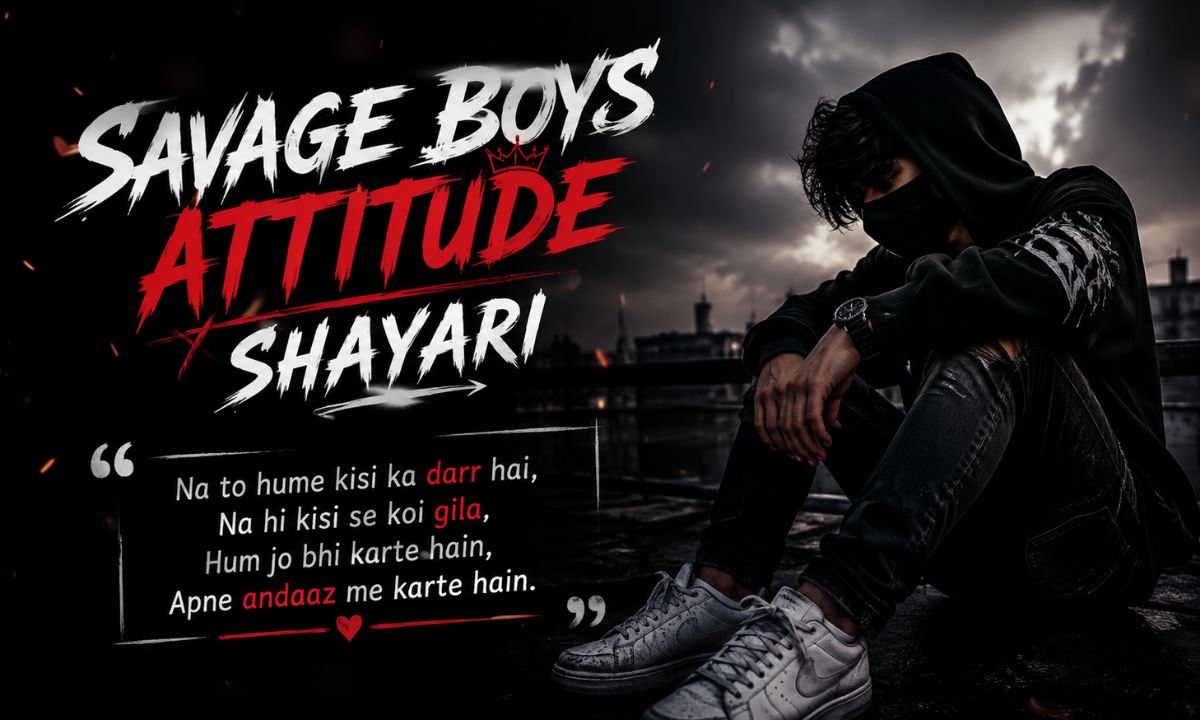 Royal Boys Attitude Shayari 