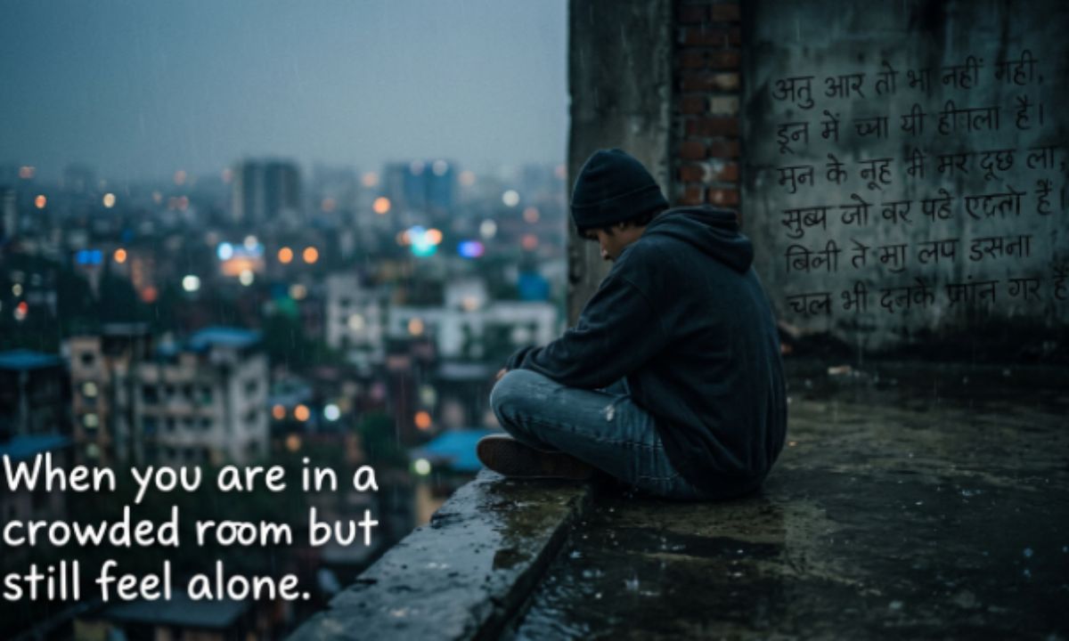 Sad Alone Shayri For Gen Z