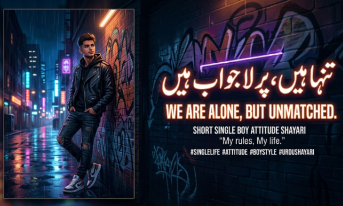 Single boy attitude shayari 