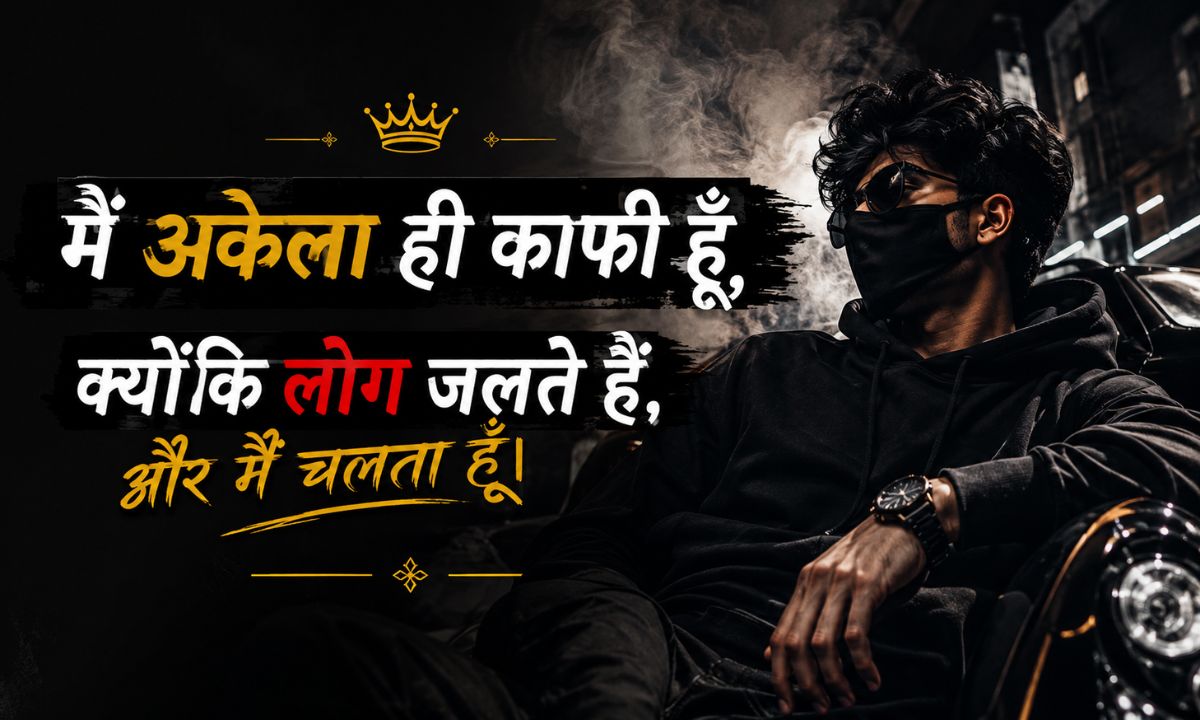 Single boy attitude shayari 