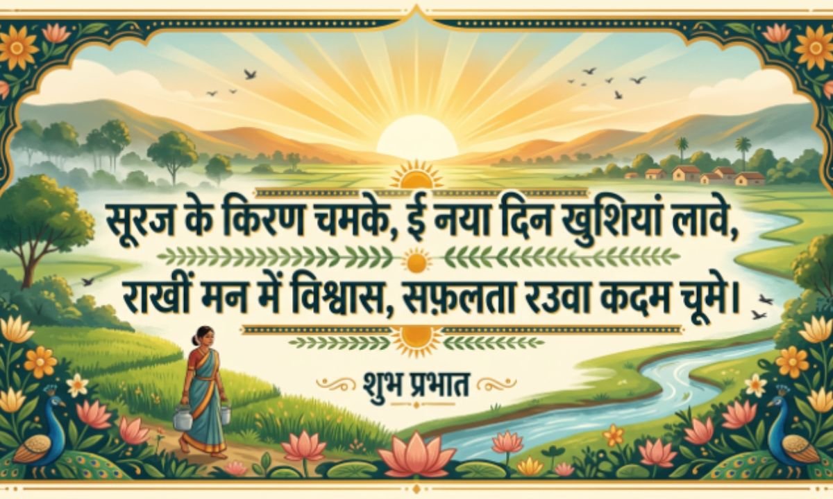 _2 Line Bhojpuri Good Morning Shayari