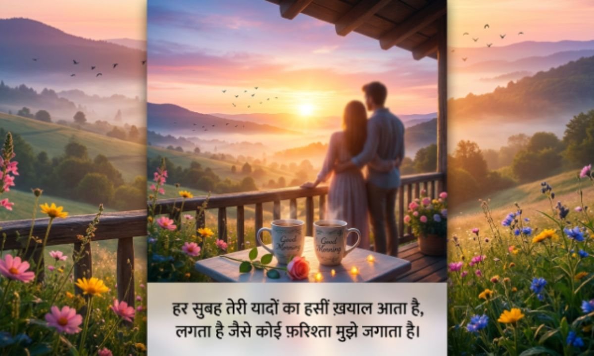 2 लाइन Good Morning Love Shayari (Latest & Romantic) ☀️