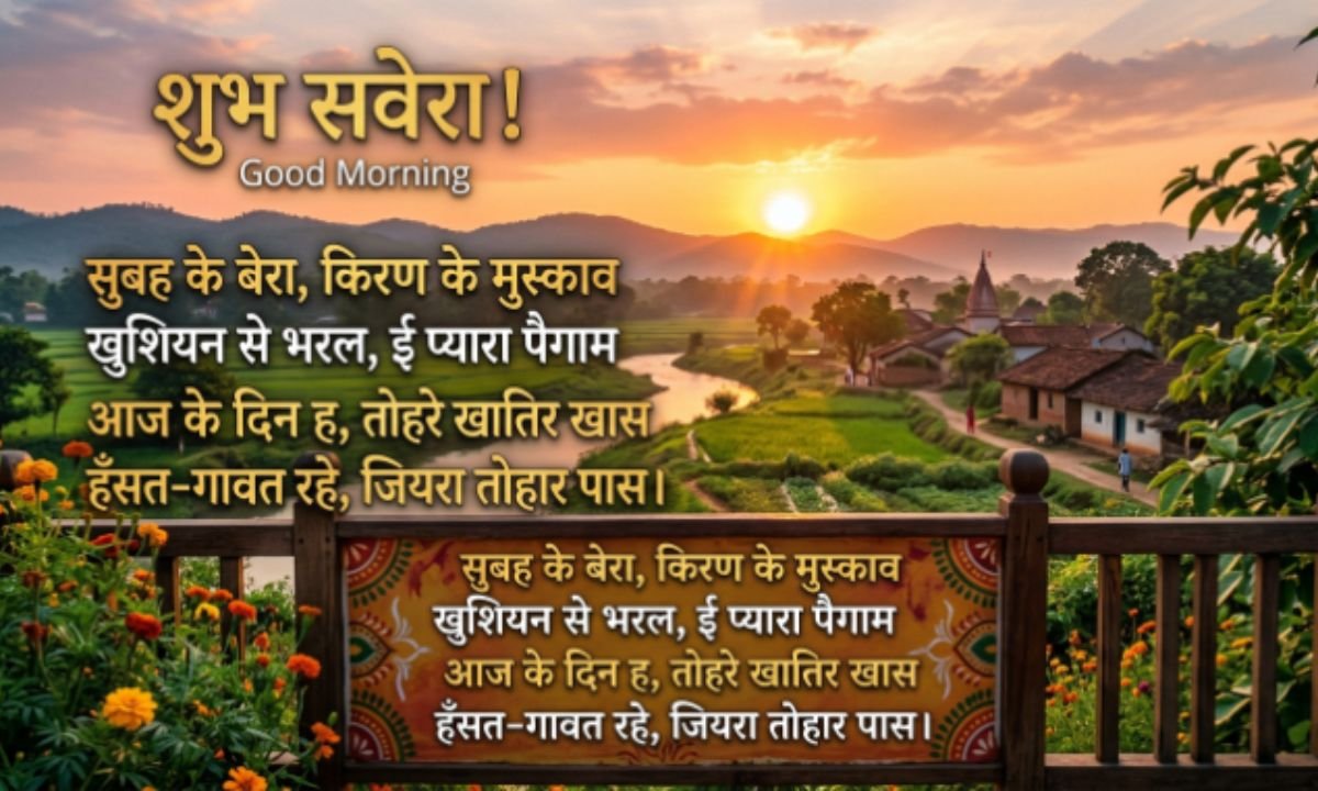 4 Line Bhojpuri Good Morning Shayari