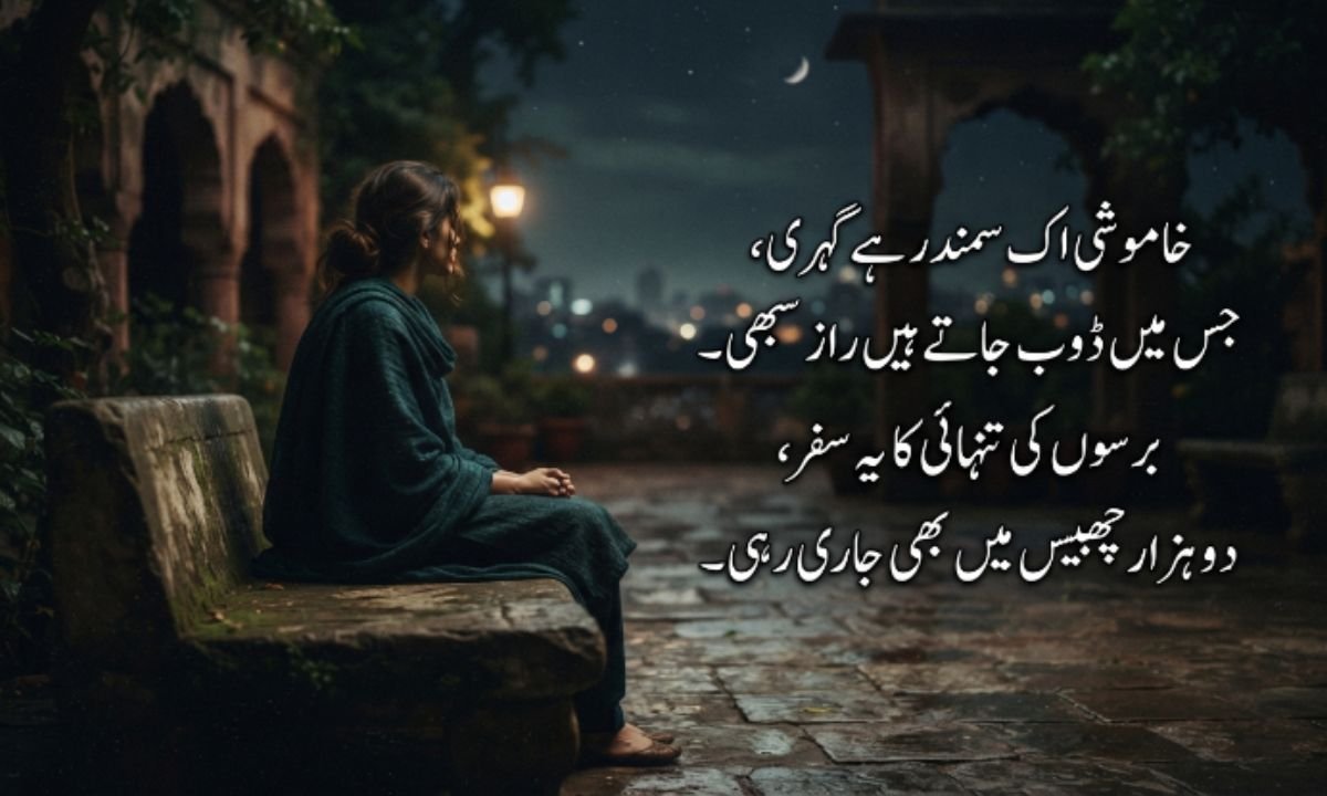 4 Lines Khamoshi Shayari 2026