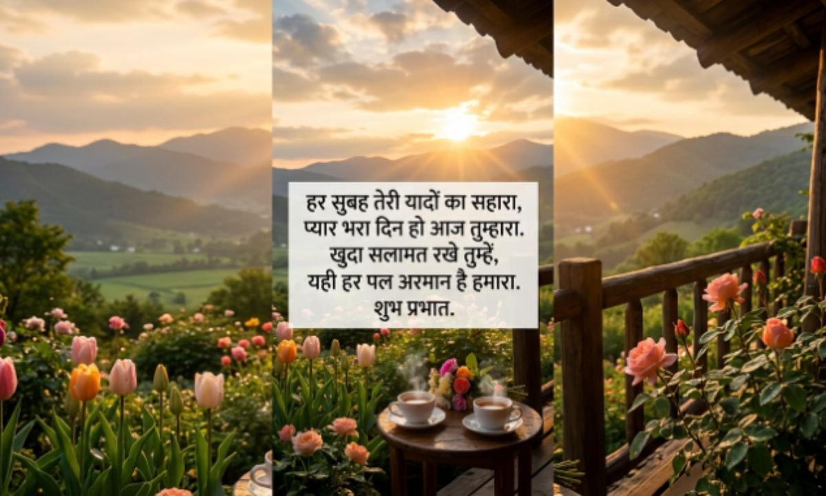 4 लाइन Good Morning Love Shayari (Best Collection) 🌷