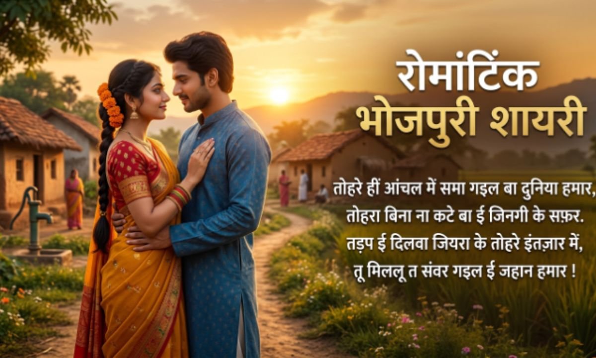 4 लाइन Romantic Bhojpuri Love Shayari (Best Collection) 🌹