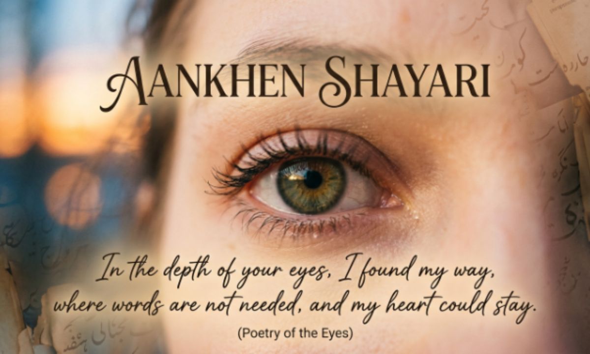 Aankhen Shayari in English