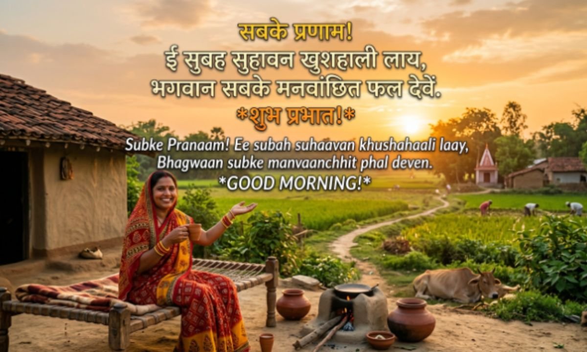 Best Bhojpuri Good Morning Shayari In Hindi English