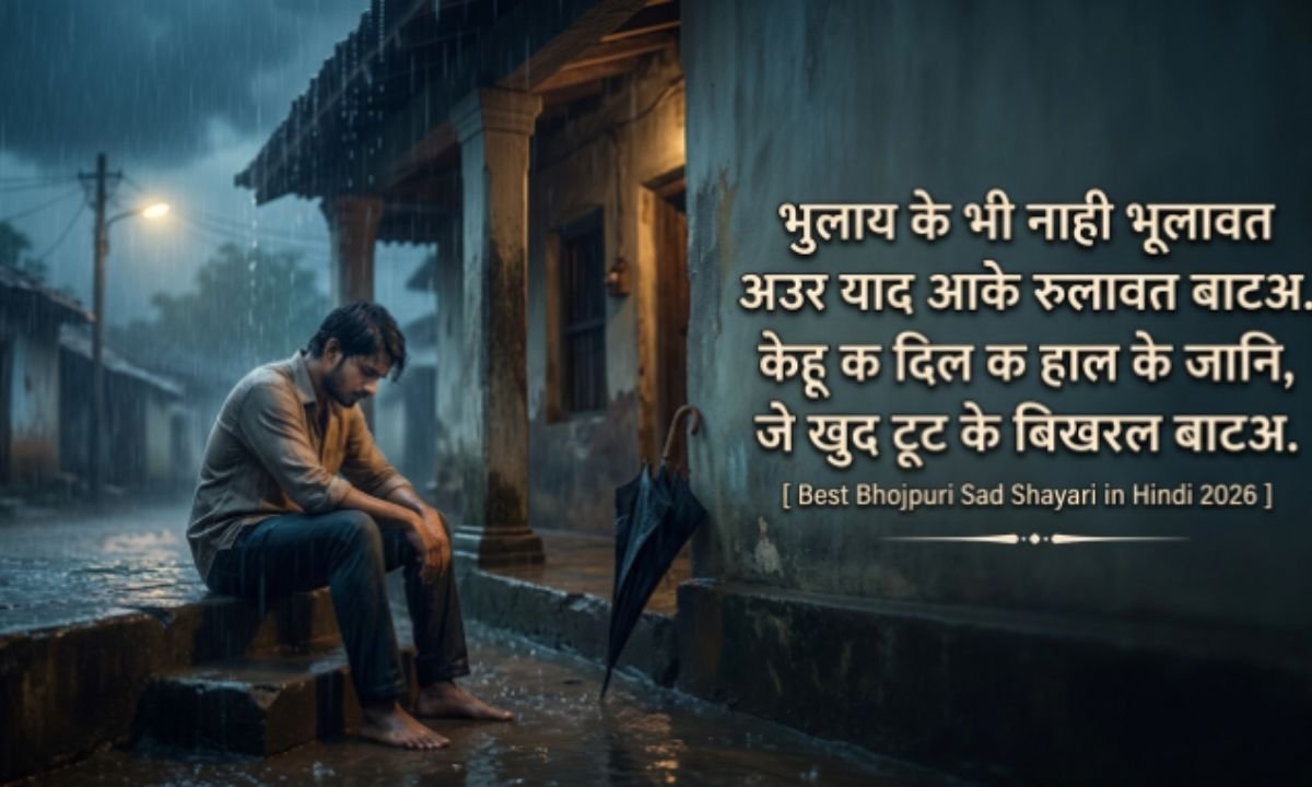 _Best Bhojpuri Sad Shayari in Hindi 2026
