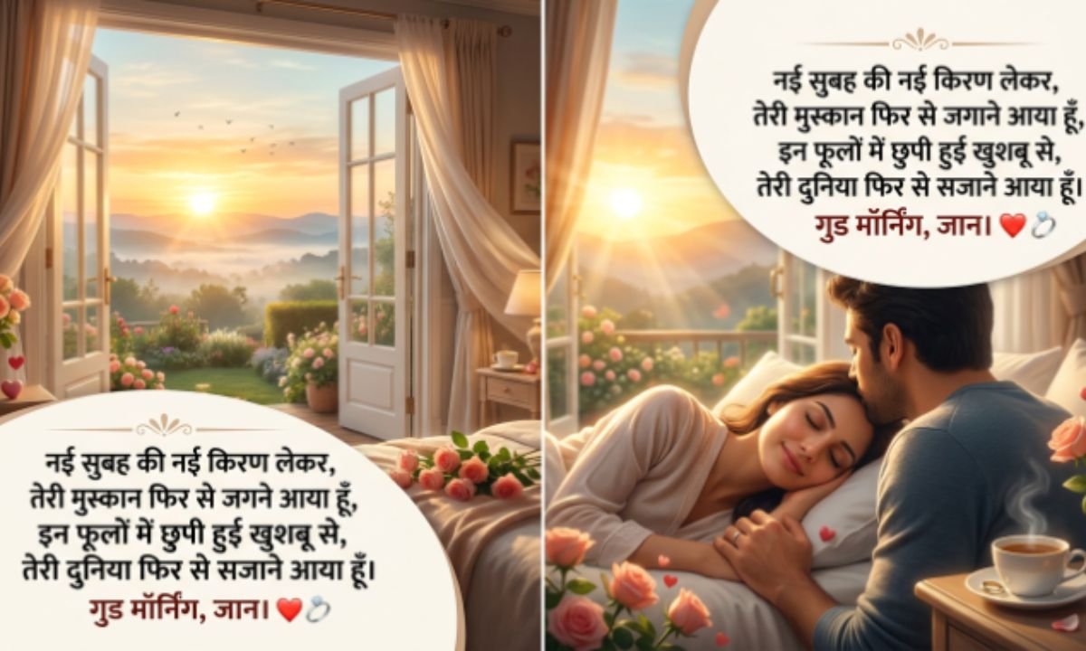 Best Good Morning Love Shayari For Wife 💍