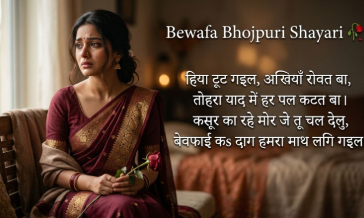 Bewafa Bhojpuri Shayari 🥀