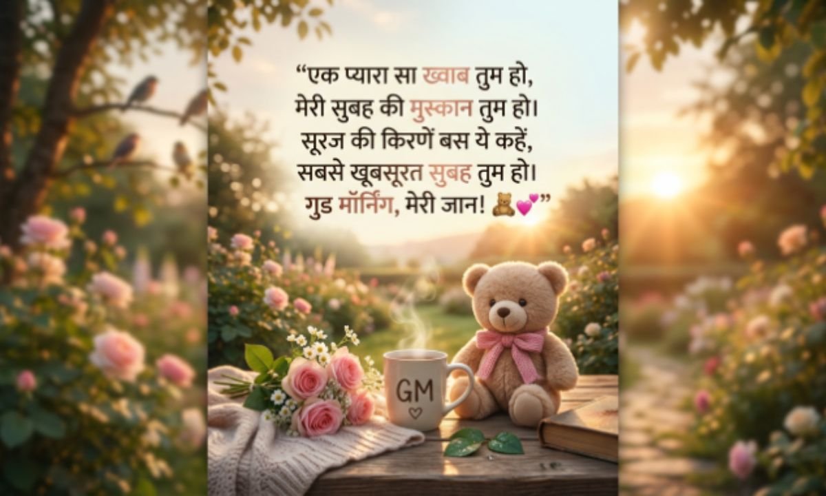 Cute Good Morning Love Shayari 🧸