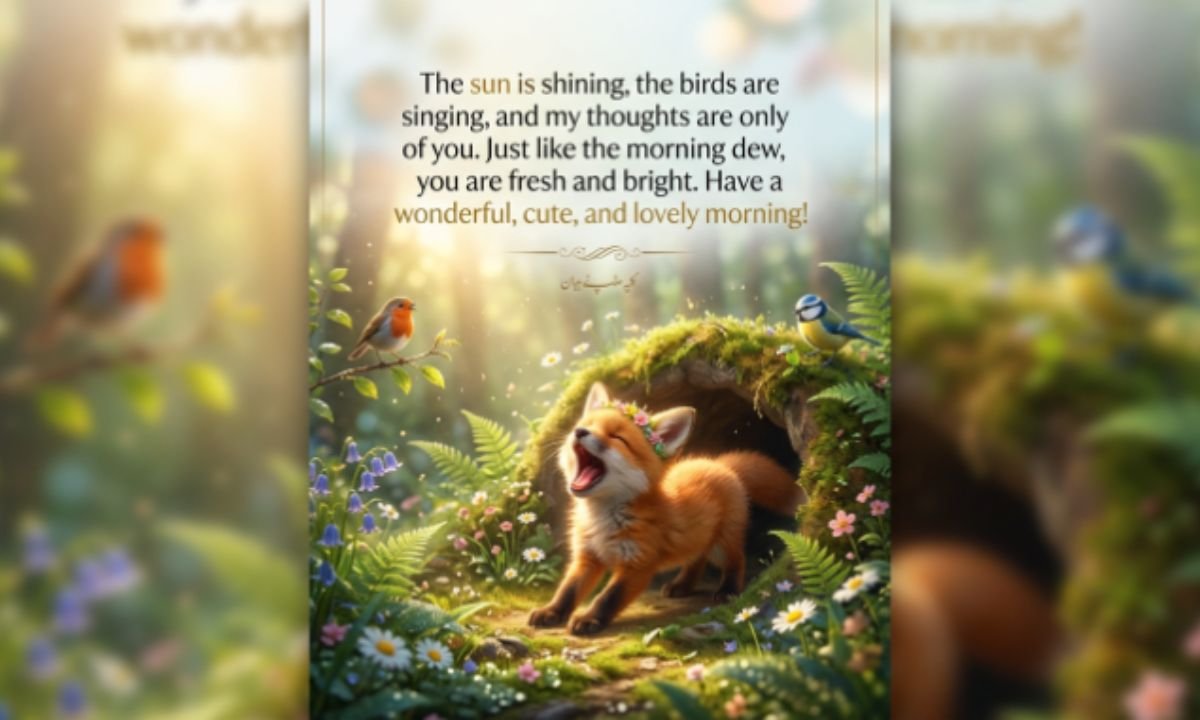 Cute Good Morning Shayari In English 🌅