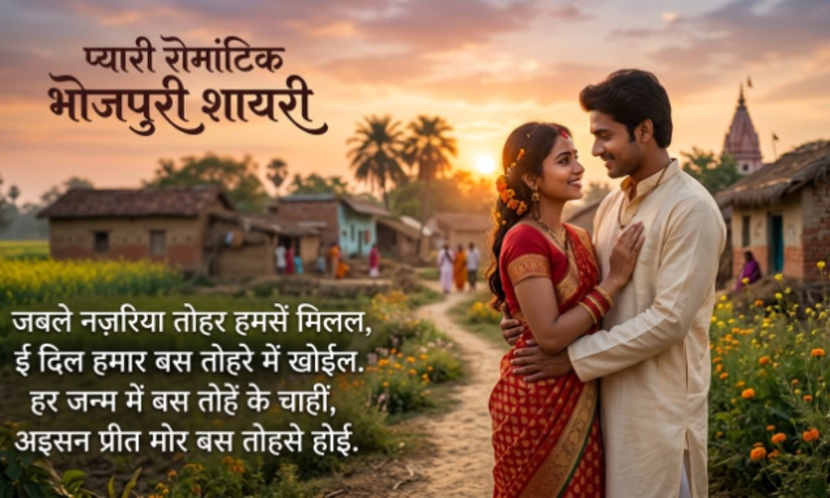 Cute Romantic Bhojpuri Shayari 🐣