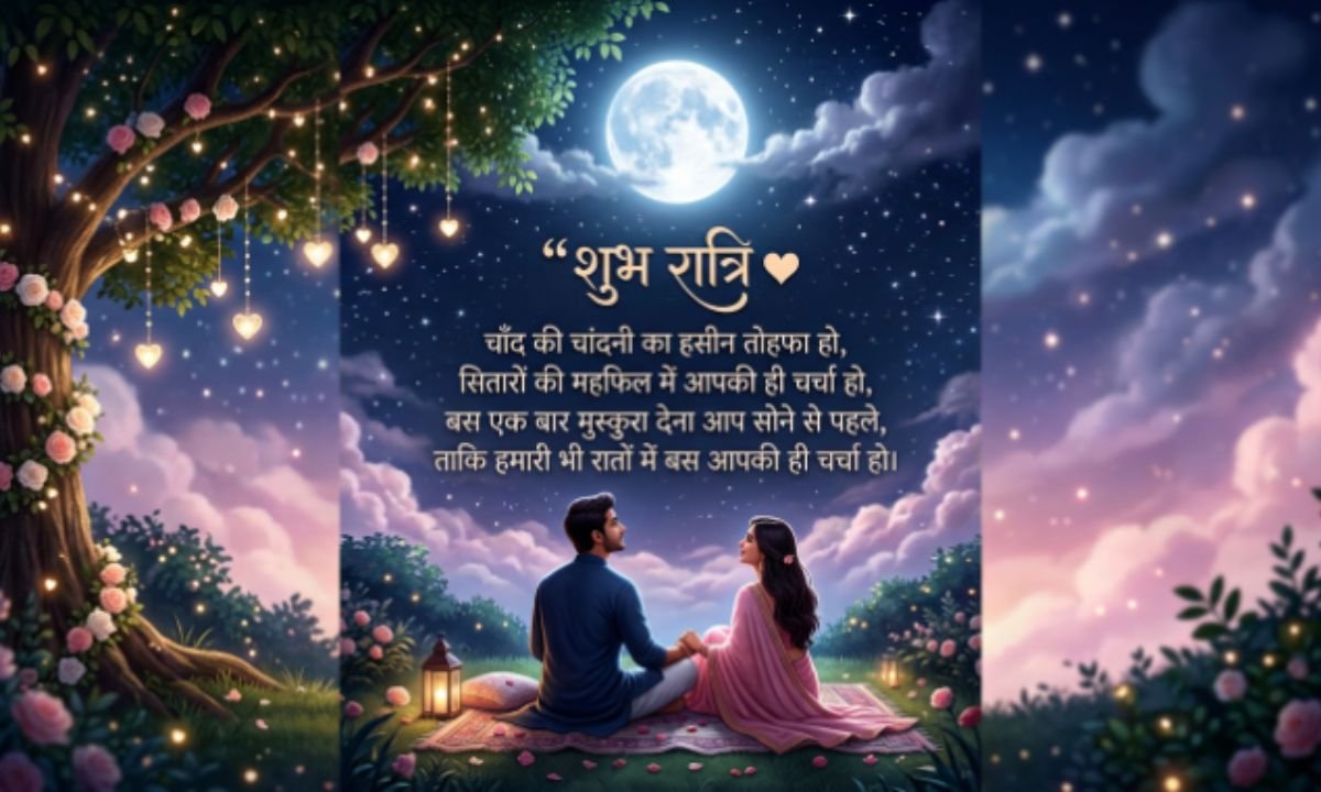 Cute Romantic Good Night Shayari 🧸