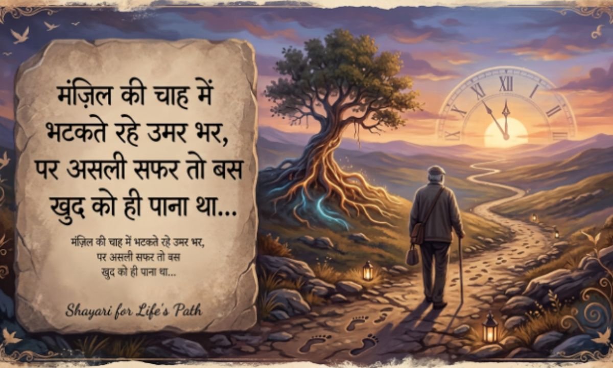 Deep Meaning Life Journey Shayari