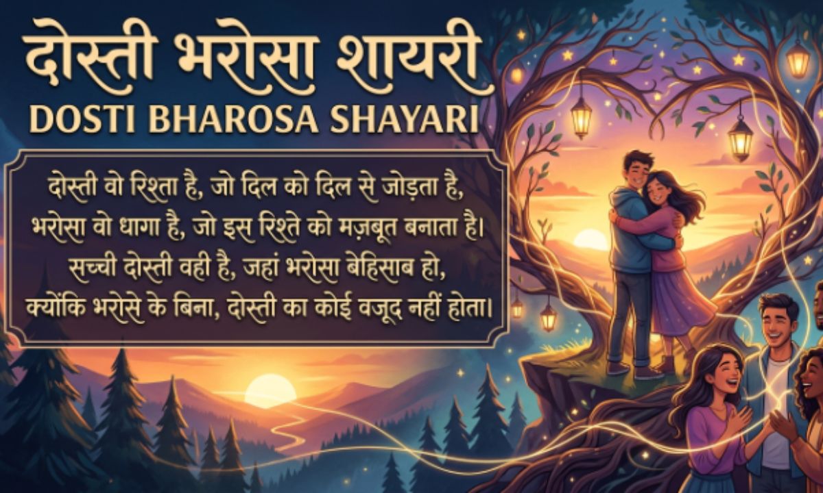Dosti Bharosa Shayari
