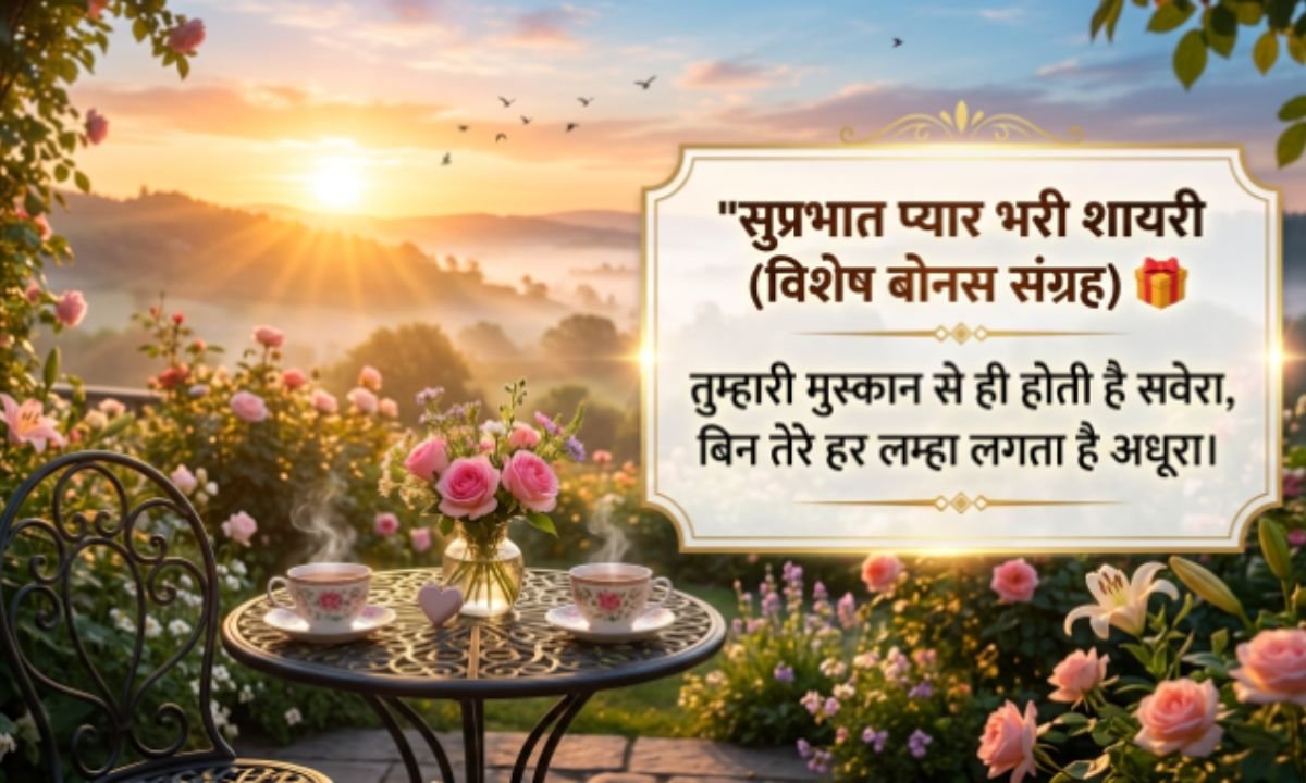 Extra 2 Line Good Morning Love Shayari (Bonus Collection) 🎁
