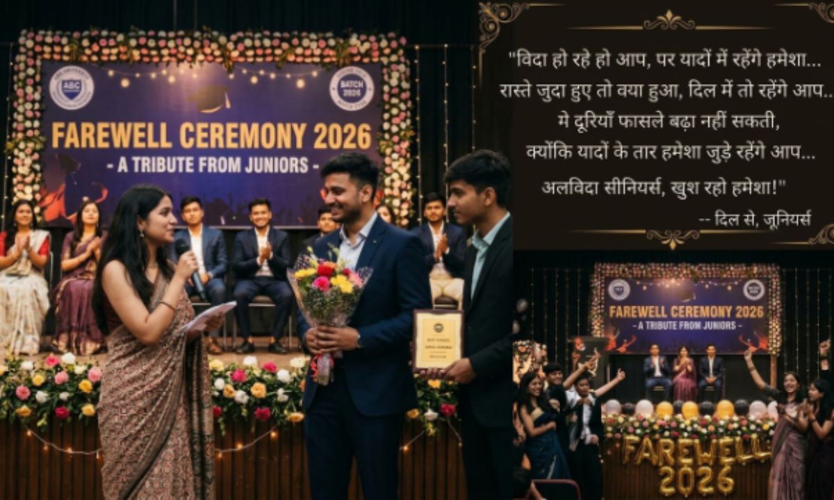 Farewell Shayari for Seniors by Juniors