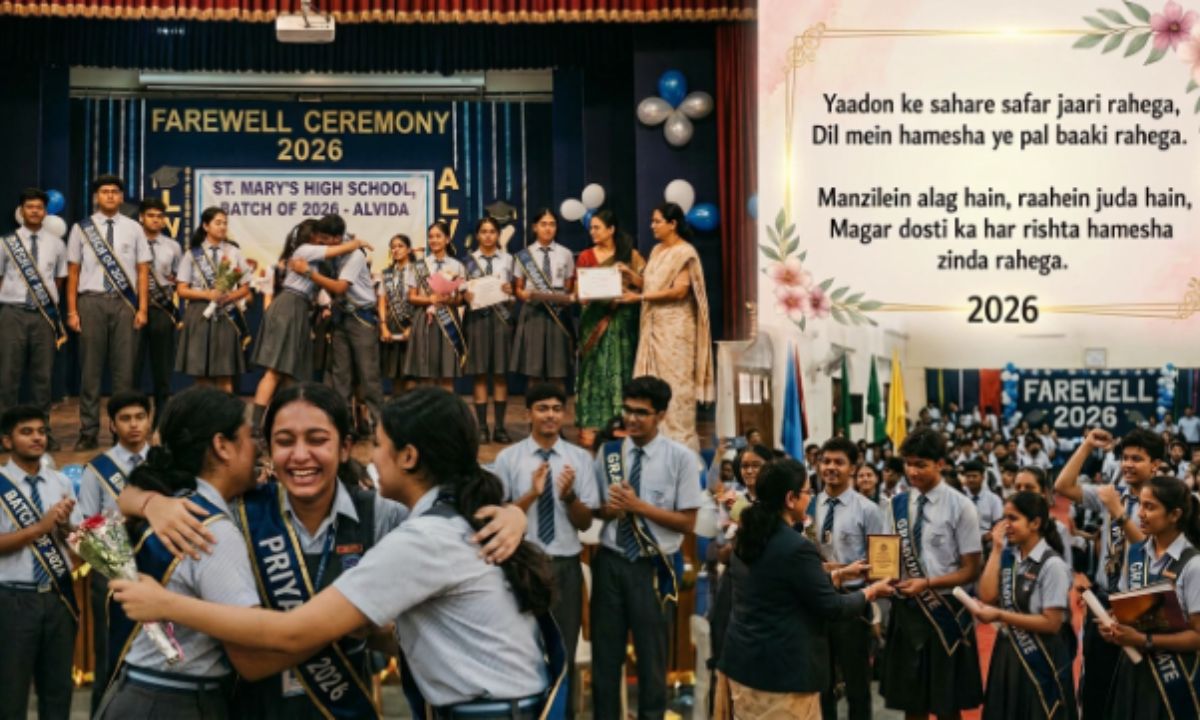 Farewell shayari for students