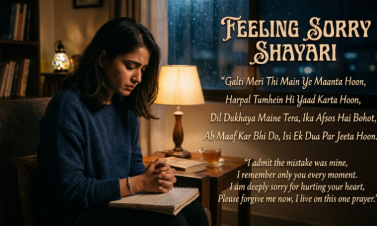 Feeling Sorry Shayari